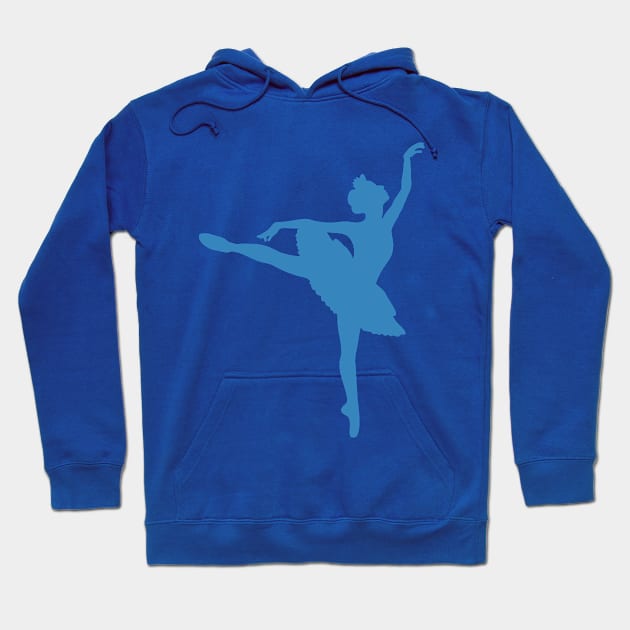 Blue Ballerina Hoodie by XOOXOO